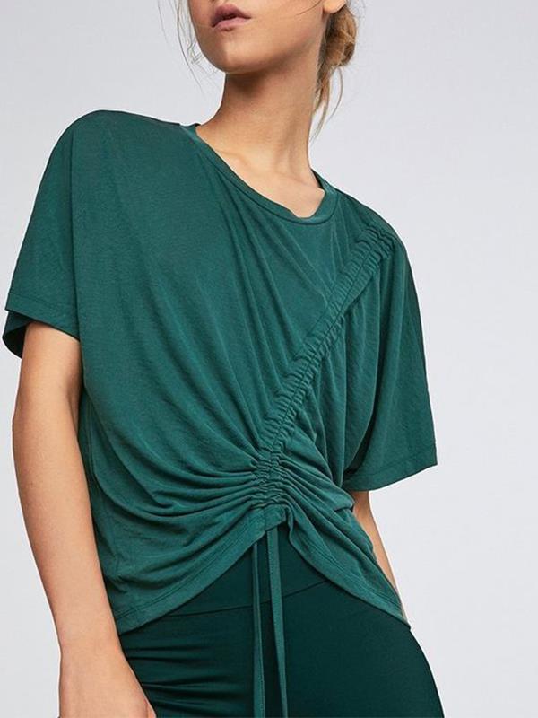 Remera con frunce