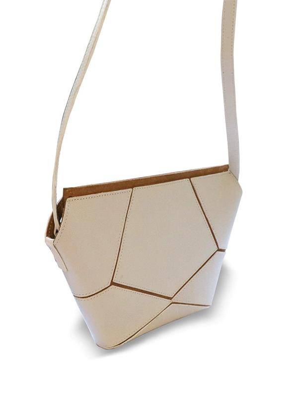 SOBRE/CARTERA JOSEPHINE BLANCO OFF WHITE Y HABANO