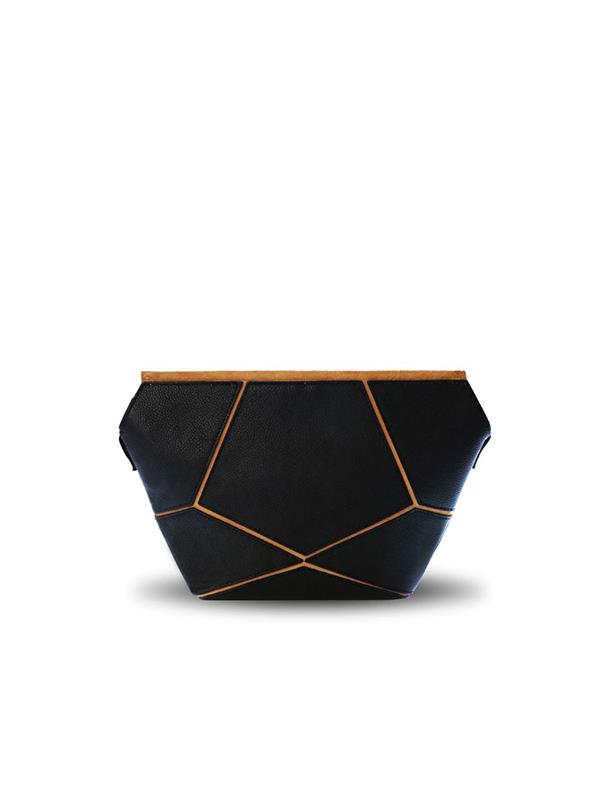 SOBRE/CARTERA JOSEPHINE BLANCO OFF WHITE Y HABANO