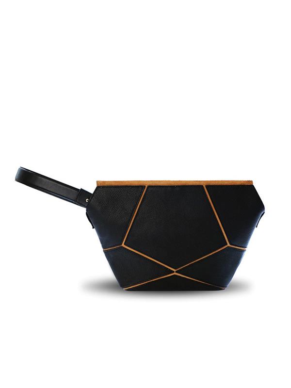 SOBRE/CARTERA JOSEPHINE BLANCO OFF WHITE Y HABANO